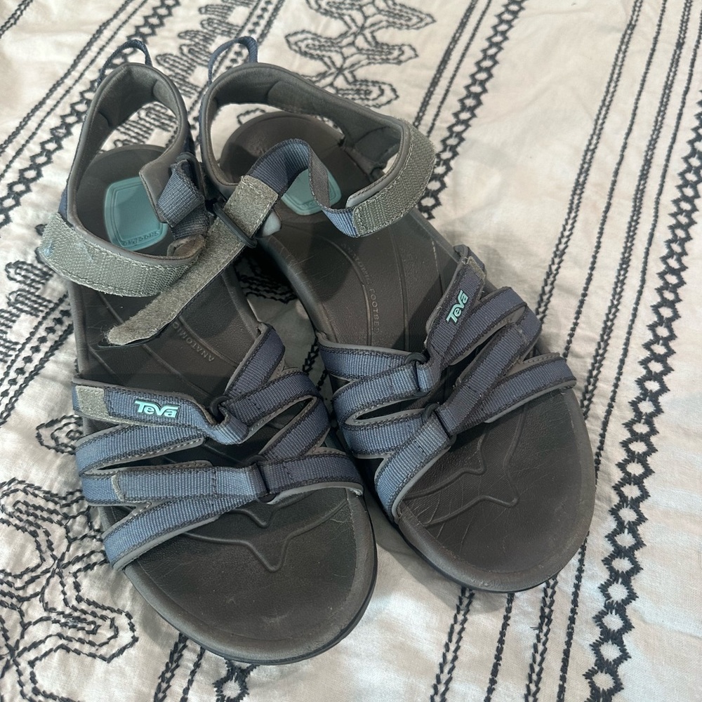 Teva Sandals - Olive and Navy